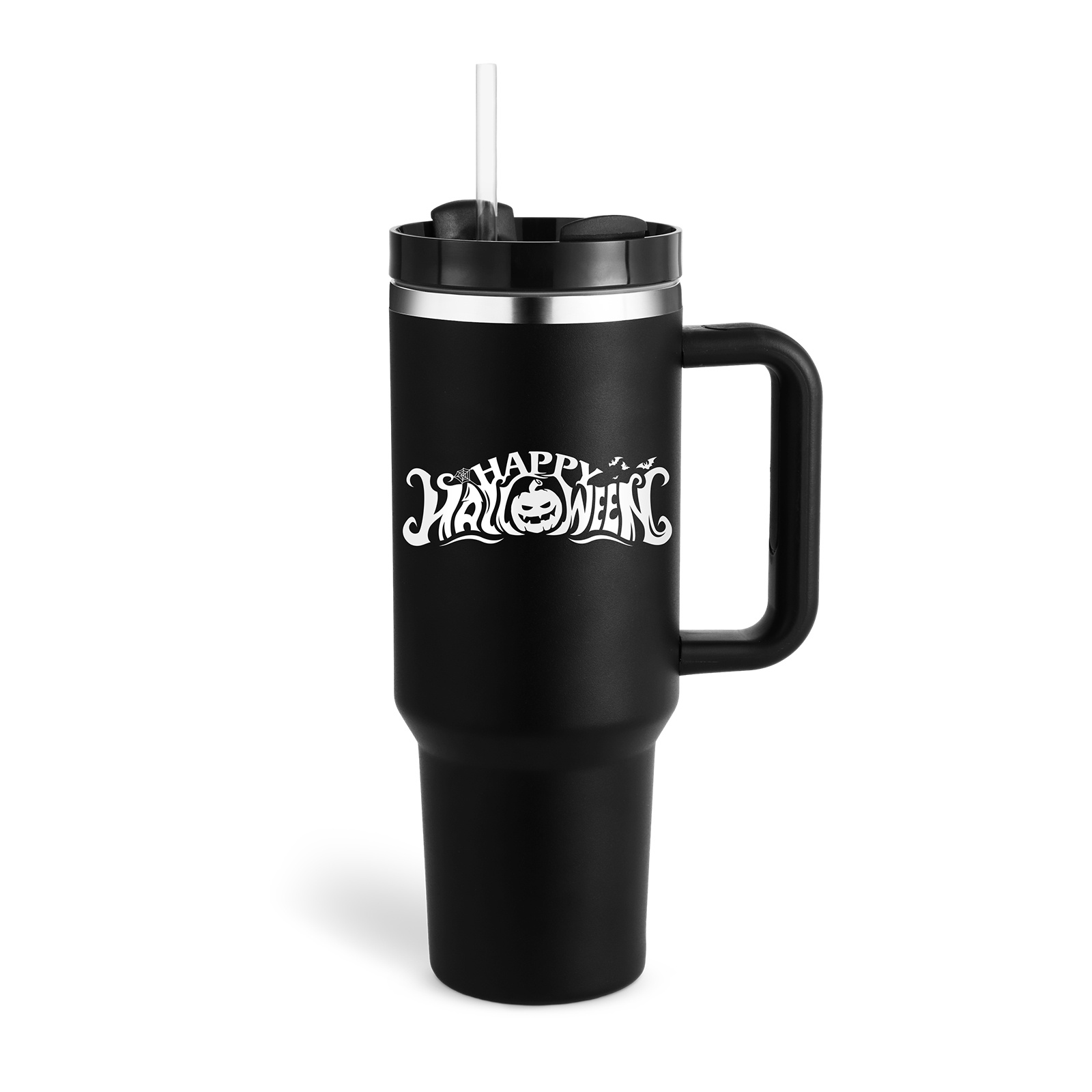 40 Oz Tumbler With Handle Straw Insulated, Stainless Steel Spill Proof Vacuum Coffee Cup Tumbler With Lid Tapered Mug Gifts For Valentine Lover Suitable For Car Gym Office Travel - Image 8