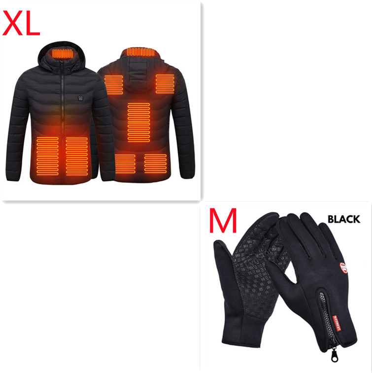 New Heated Jacket Coat USB Electric Jacket Cotton Coat Heater Thermal Clothing Heating Vest Men's Clothes Winter - Image 2